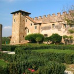 Veduta dell’agrumeto e della Torre Ovest